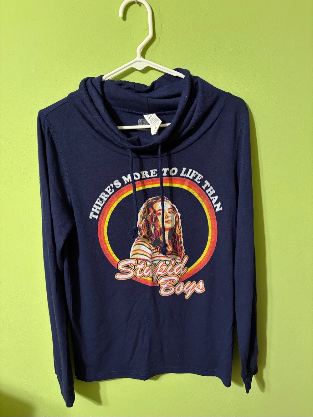 Stranger Things Graphic Hoodie with Retro Print